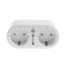 Tellur WiFi AC Dual Plug, Energy reading, 16A, 2400W