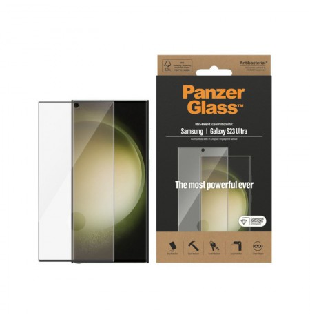 Samsung Galaxy S23 Ultra Ultra-Wide Fit Glass Glass by PanzerGlass