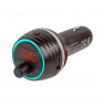 Car FM transmitter with bluetooth function and two USB sockets