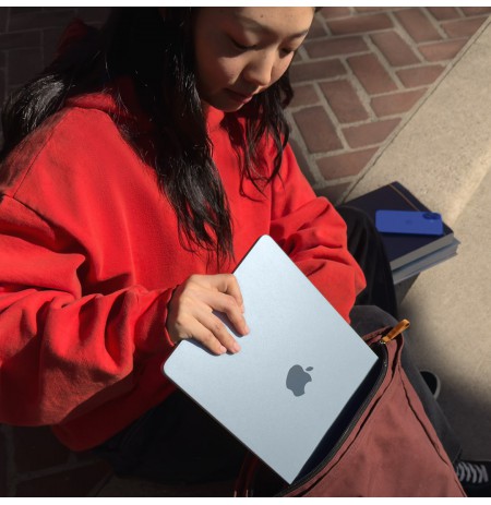 Apple MacBook Air 13-inch : M4 chip with 10-core CPU and 8-core GPU, 16GB, 256GB SSD - Sky Blue