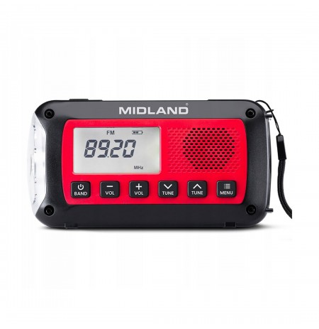 Midland ER100 Emergency Radio with 2600mAh Battery