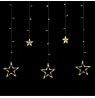 Rebel light curtain - stars, warm white, 230V