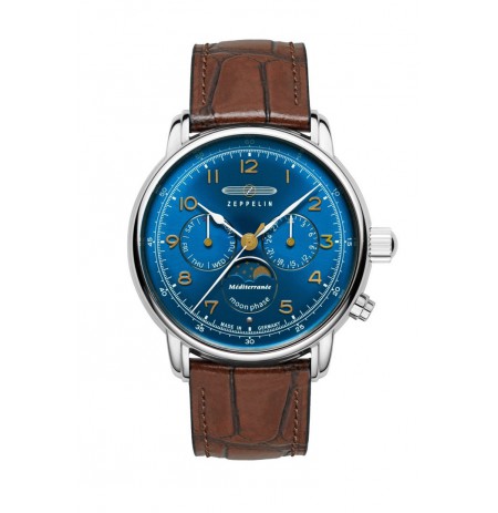 Zeppelin Mediterranee Watch 96363, 42mm