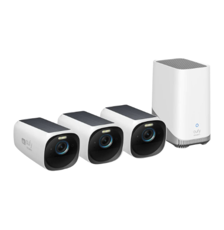 Anker Eufy Security Camera, 3+1 Kit | eufyCam 3 | IP67 | HDD/SSD storage