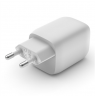 Belkin USB-C GaN PD PPS Dual Wall Charger, 65W | WCH013vfWH