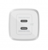 Belkin Dual USB-C GaN Wall Charger with PPS 45W | WCH011vfWH