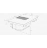 Hob and Hood (2in1) ELICA NIKOLATESLA LIBRA EVO BL/A/83