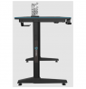 Onex | Gaming Desk w/Cup holder, headset hook, Gamepad holder, Full coverage mouse pad | GD1200H | Black