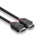 Lindy 3m DisplayPort 1.2 Cable, Black Line