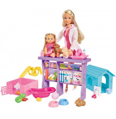 Steffi Vet Doll with Simba Accessories
