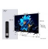 TCL P79K 75P79K TV 190.5 cm (75") 4K Ultra HD Smart TV Wi-Fi Metallic 450 cd/m²