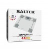 Salter 9081 SV3R Toughened Glass Compact Electronic Bathroom Scale