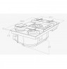 Hob and Hood (2in1) ELICA NIKOLATESLA FLAME EVO BL/A/88