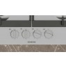 Siemens EC6A5HI90 hob Black, Stainless steel Built-in 60 cm Gas 4 zone(s)