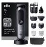 Braun 13in1 Grooming Kit | All-in-One Series 7 AIO7560 | Cordless | Number of length steps 14 | Black/Grey