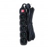 Esperanza ELK216K power extension 5 m 5 AC outlet(s) Indoor Black