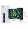 TCL Q6C 55Q6C TV 139.7 cm (55") 4K Ultra HD Smart TV Wi-Fi Metallic