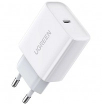 Ugreen USB Power Delivery 3.0 Quick Charge 4.0+ 20W 3A mains charger (white)