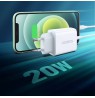 Ugreen USB Power Delivery 3.0 Quick Charge 4.0+ 20W 3A mains charger (white)