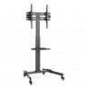 Techly ICA-TR21L multimedia cart/stand Black Flat panel