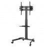 Techly ICA-TR21L multimedia cart/stand Black Flat panel