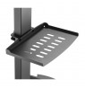 Techly ICA-TR21L multimedia cart/stand Black Flat panel