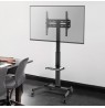 Techly ICA-TR21L multimedia cart/stand Black Flat panel