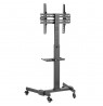 Techly ICA-TR21L multimedia cart/stand Black Flat panel