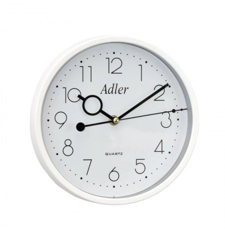 ADLER ADL-MA17 WHITE Sieninis kvarcinis laikrodis