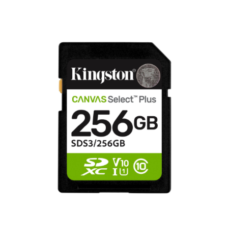 Kingston 256GB SD Select Plus, UHS-I, V10
