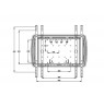 Multibrackets VESA  plon. 4 lank.laik.(juod)26-55'