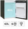 Manta MM545DSL Fridge 88L Silver/Inox