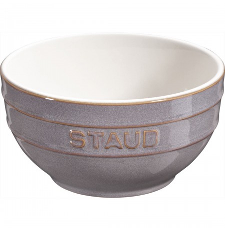 STAUB SERVING Round bowl 14 cm, antique grey