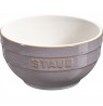 STAUB SERVING Round bowl 14 cm, antique grey