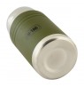 M-Tac UN-R02-750A Food thermos with foldable stainless steel spoon, 750 ml, olive green