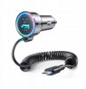 Joyroom JR-CL07 3in1 Car Charger 72W 4.0A PD 3.0 QC 3.0 1x USB-A 1x USB-C with 1.6M Cable