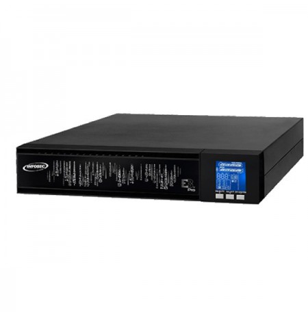 Infosec E3 Pro 1000 RT uninterruptible power supply (UPS) Double-conversion (Online) 1 kVA 900 W 3 AC outlet(s)