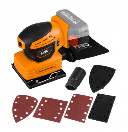 Neo Orbital sander Energy+ 18V 3-in-1, no battery