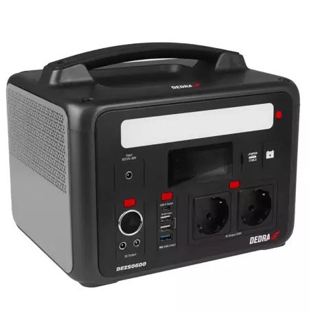 DEDRA DEZS0600 portable power station Lithium Iron Phosphate (LiFePO4) 50000 mAh 1200 W 9 kg