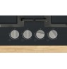 Bosch Serie 4 PNP6B6K40 gas hob with 4 zones