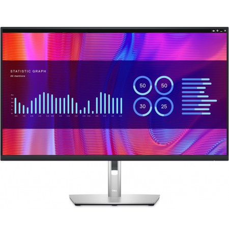 DELL P Series P3223DE 80 cm (31.5") 2560 x 1440 px Quad HD LCD Monitor Black,Silver