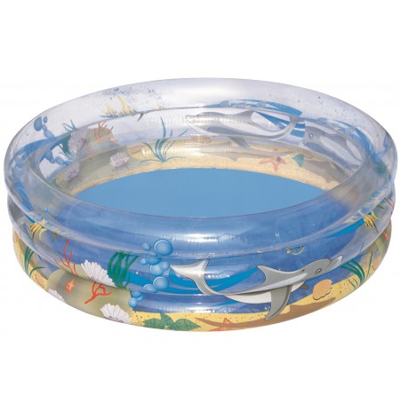 Bestway Inflatable Transparent Sea Life Pool Φ1.7m x H53cm