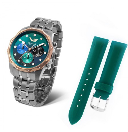 Vostok Europe Vilnelė CHRONO JS20-125E752BRWH-SLGR