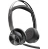 Poly Voyager Focus 2 MS Teams Belaidės ausinės, Bluetooth, USB-C/A Adapter, Juoda