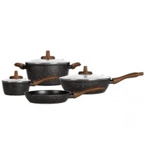 Smile MGK-24 7-piece cookware set with deep frying pan