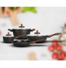 Smile MGK-24 7-piece cookware set with deep frying pan
