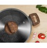 Smile MGK-24 7-piece cookware set with deep frying pan