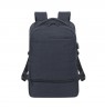 Rivacase 8365 notebook case 43.9 cm (17.3") Backpack Black