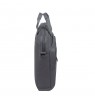 RIVACASE 7531 Alpendorf ECO 15.6"-16" laptop bag, grey, waterproof material, eco rPet, pockets for smartphone, documents,