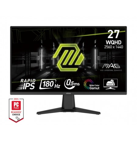 MSI MAG 275QF computer monitor 68.6 cm (27") 2560 x 1440 pixels Wide Quad HD LCD Black